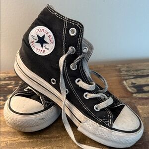 Converse Black and White High-Tops